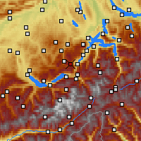 Nearby Forecast Locations - Stöckalp - Harita