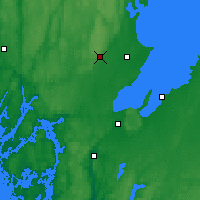Nearby Forecast Locations - Kroppefjall - Harita