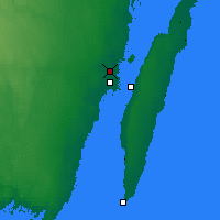 Nearby Forecast Locations - Kalmar - Harita