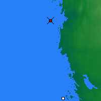 Nearby Forecast Locations - Kristinestad Deniz feneri - Harita