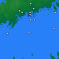 Nearby Forecast Locations - Vanhakaupunki - Harita