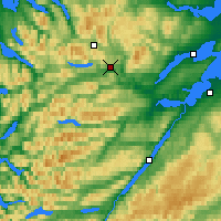 Nearby Forecast Locations - Kuzey İskoçya - Harita