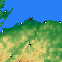 Nearby Forecast Locations - Lossiemouth - Harita