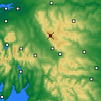 Nearby Forecast Locations - Pennine Dağları - Harita