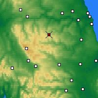 Nearby Forecast Locations - Stanhope - Harita