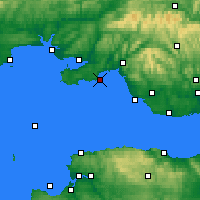 Nearby Forecast Locations - Swansea - Harita