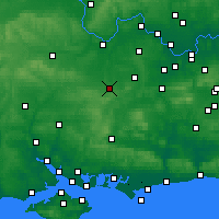 Nearby Forecast Locations - Basingstoke - Harita