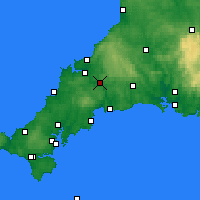 Nearby Forecast Locations - Bodmin - Harita