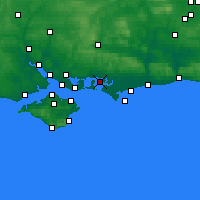 Nearby Forecast Locations - Thorney Island - Harita