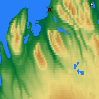 Nearby Forecast Locations - Blönduós - Harita