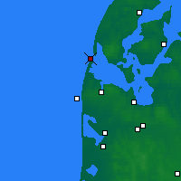 Nearby Forecast Locations - Thyborøn - Harita
