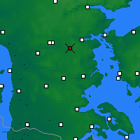 Nearby Forecast Locations - Vamdrup - Harita