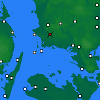 Nearby Forecast Locations - Flakkebjerg - Harita