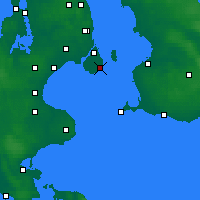 Nearby Forecast Locations - Dragør - Harita