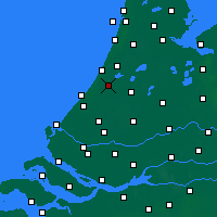 Nearby Forecast Locations - Leiden - Harita