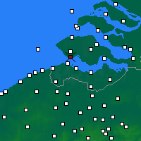 Nearby Forecast Locations - Vlissingen - Harita