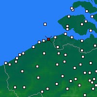 Nearby Forecast Locations - Knokke-Heist - Harita