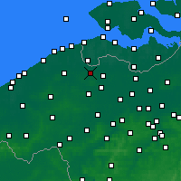 Nearby Forecast Locations - Maldegem - Harita