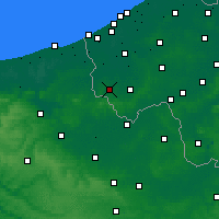 Nearby Forecast Locations - Poperinge - Harita