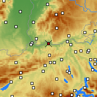 Nearby Forecast Locations - Möhlin - Harita