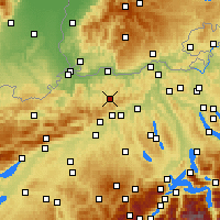 Nearby Forecast Locations - Rünenberg - Harita