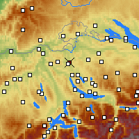 Nearby Forecast Locations - Bülach - Harita