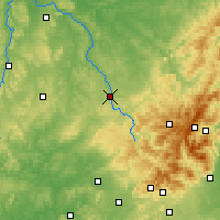 Nearby Forecast Locations - Épinal - Harita