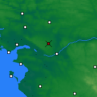 Nearby Forecast Locations - Treillières - Harita