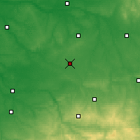 Nearby Forecast Locations - Châteauroux - Harita