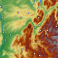 Nearby Forecast Locations - Vercors Massif - Harita
