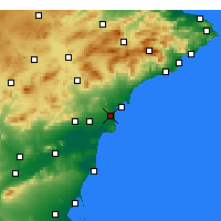 Nearby Forecast Locations - El Alted - Harita