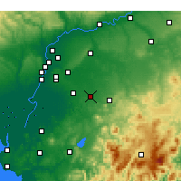 Nearby Forecast Locations - Morón de la Frontera - Harita