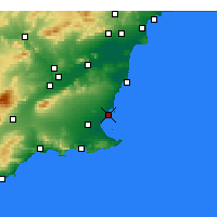 Nearby Forecast Locations - San Javier - Harita