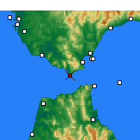 Nearby Forecast Locations - Tarifa - Harita
