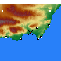 Nearby Forecast Locations - Almería - Harita