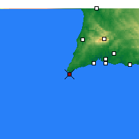 Nearby Forecast Locations - Sagres - Harita