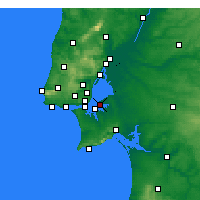 Nearby Forecast Locations - Montijo - Harita