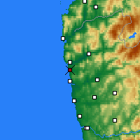 Nearby Forecast Locations - Viana do Castelo - Harita