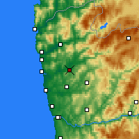 Nearby Forecast Locations - Braga - Harita
