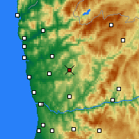Nearby Forecast Locations - Guimarães - Harita