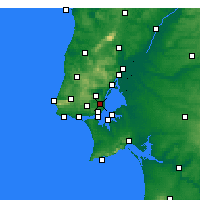 Nearby Forecast Locations - Lizbon - Harita