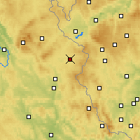 Nearby Forecast Locations - Tirschenreuth - Harita