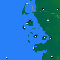 Nearby Forecast Locations - North Frisian Islands - Harita