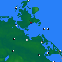 Nearby Forecast Locations - Rügen - Harita
