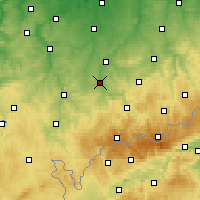 Nearby Forecast Locations - Zwickau - Harita