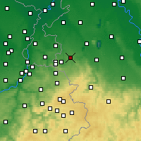 Nearby Forecast Locations - Würselen - Harita