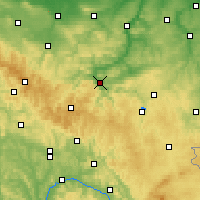 Nearby Forecast Locations - Saalfeld - Harita