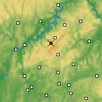 Nearby Forecast Locations - Hunsrück - Harita