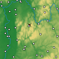 Nearby Forecast Locations - Odenwald - Harita