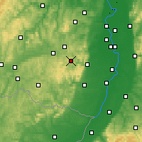 Nearby Forecast Locations - Palatinate Forest - Harita
